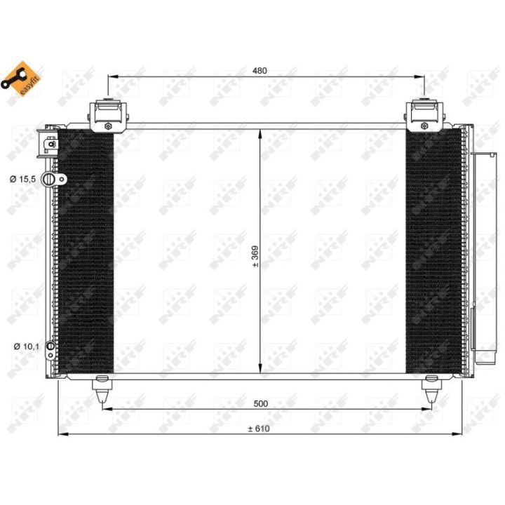Kondensatorius, oro kondicionierius NRF 35592