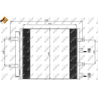Kondensatorius, oro kondicionierius NRF 35604