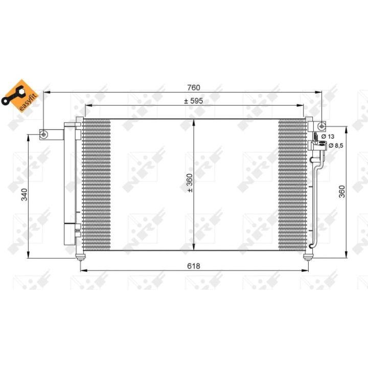 Kondensatorius, oro kondicionierius NRF 35851