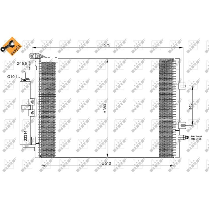 Kondensatorius, oro kondicionierius NRF 35897