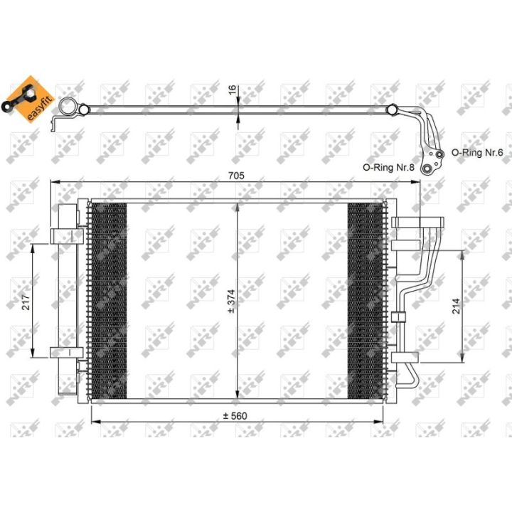 Kondensatorius, oro kondicionierius NRF 35963