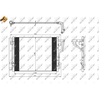 Kondensatorius, oro kondicionierius NRF 35986