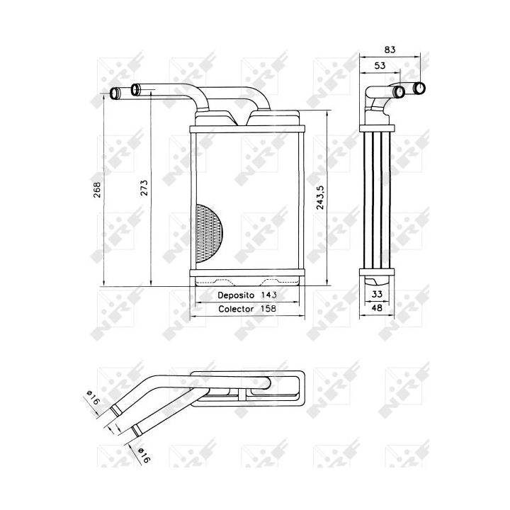 šilumokaitis, salono šildymas NRF 52214