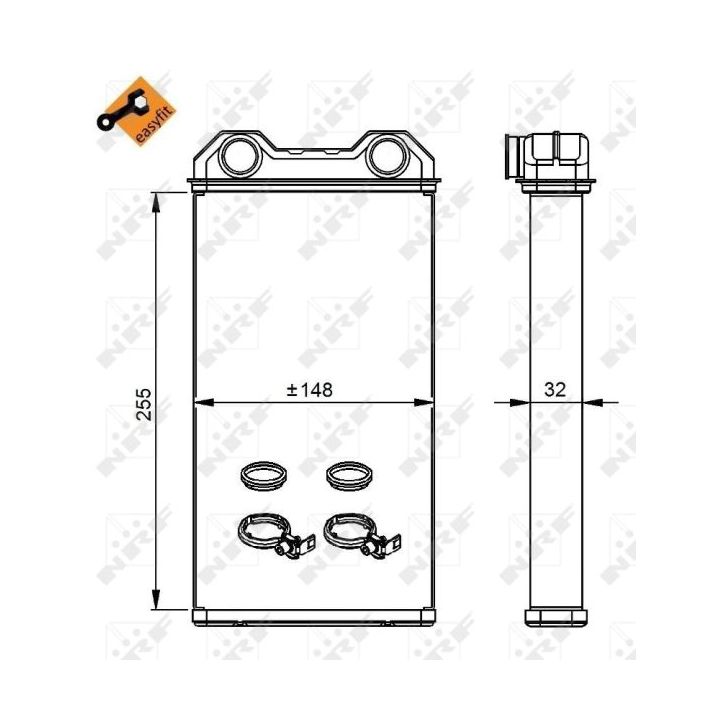 šilumokaitis, salono šildymas NRF 54300