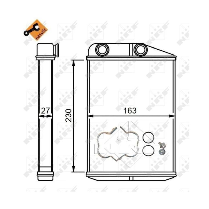 šilumokaitis, salono šildymas NRF 54309