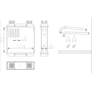 šilumokaitis, salono šildymas NRF 54411