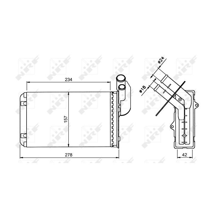 šilumokaitis, salono šildymas NRF 58836