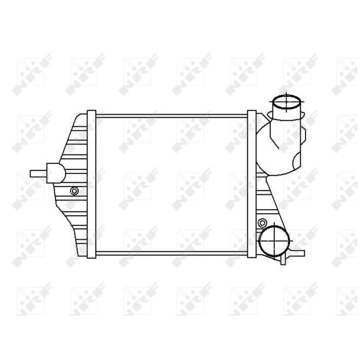 Tarpinis suslėgto oro aušintuvas, kompresorius NRF 30872
