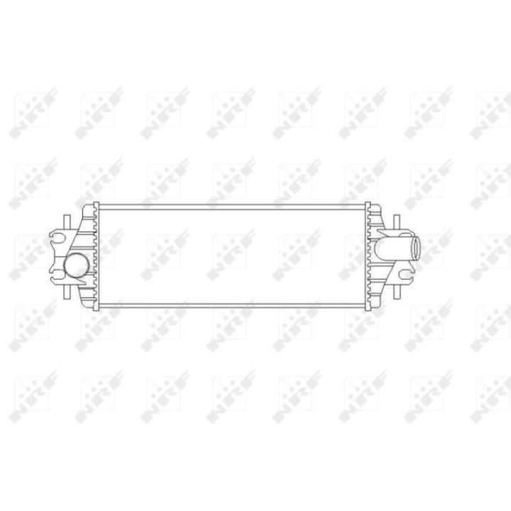 Tarpinis suslėgto oro aušintuvas, kompresorius NRF 30876