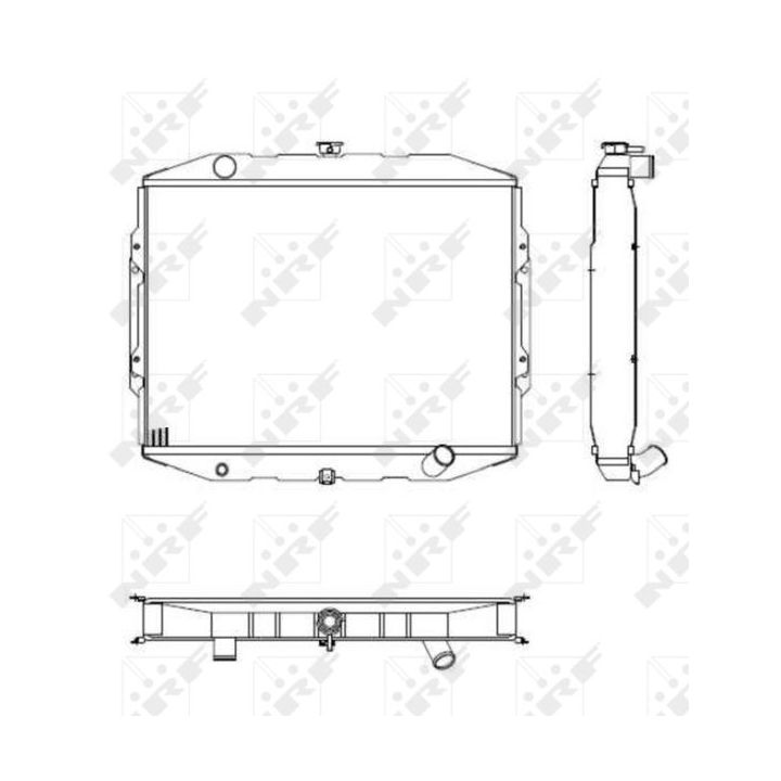 Radiatorius, variklio aušinimas NRF 504125