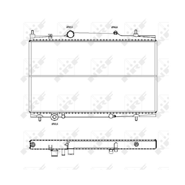 Radiatorius, variklio aušinimas NRF 50441