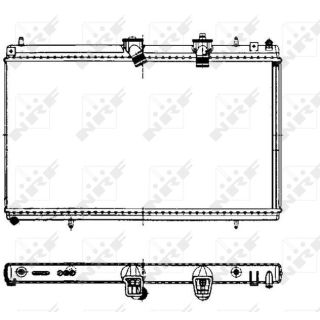 Radiatorius, variklio aušinimas NRF 50442