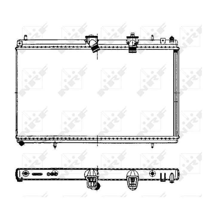 Radiatorius, variklio aušinimas NRF 50442