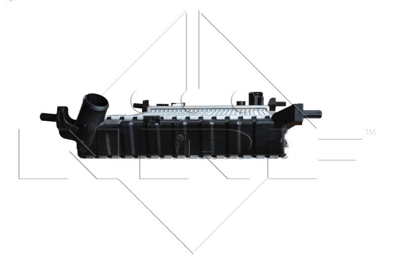 Radiatorius, variklio aušinimas NRF 507522