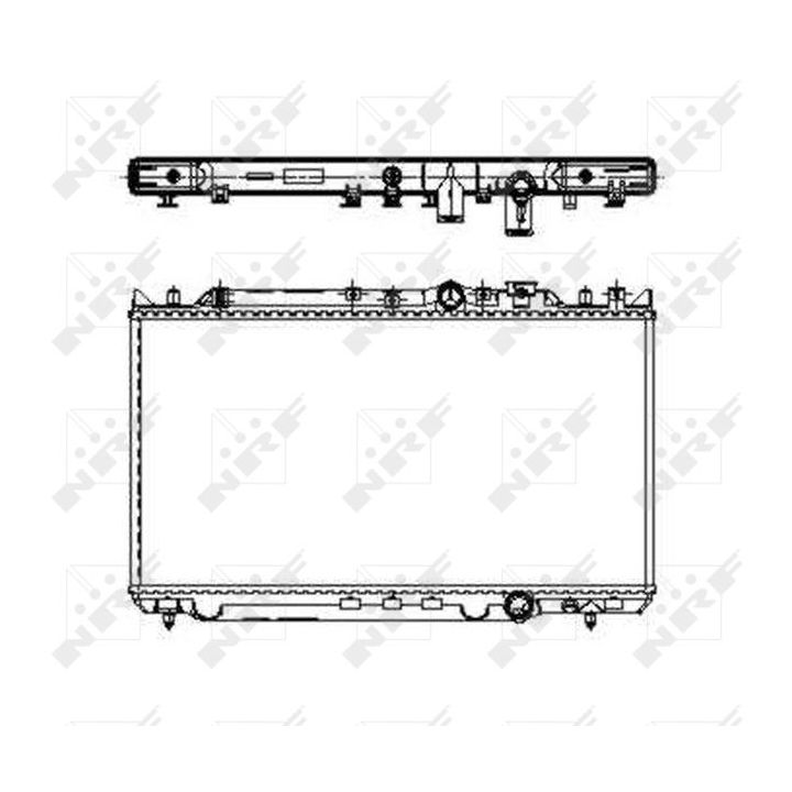Radiatorius, variklio aušinimas NRF 509653