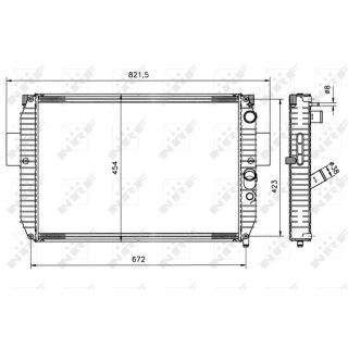 Radiatorius, variklio aušinimas NRF 51564