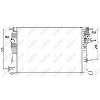 Radiatorius, variklio aušinimas NRF 53136
