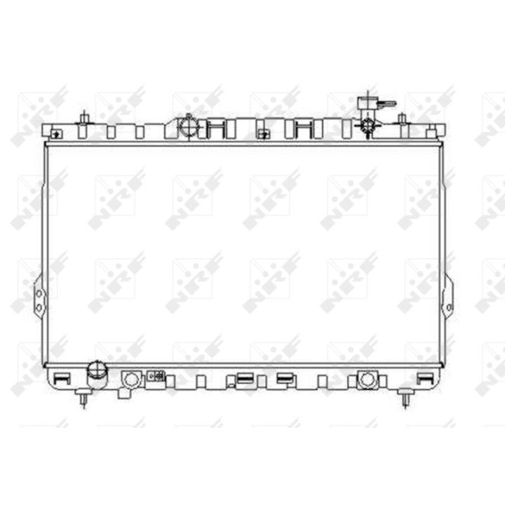 Radiatorius, variklio aušinimas NRF 53357