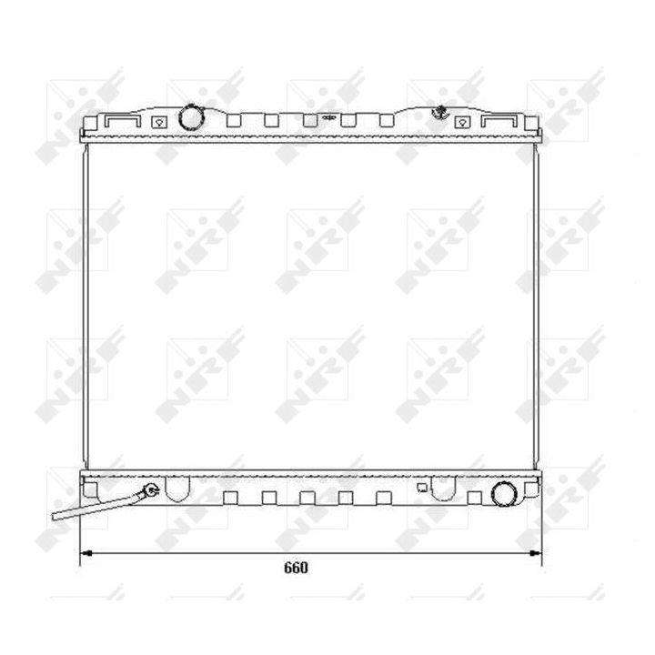 Radiatorius, variklio aušinimas NRF 53365