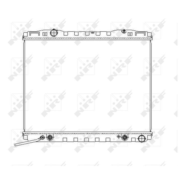 Radiatorius, variklio aušinimas NRF 53366