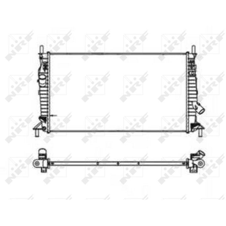 Radiatorius, variklio aušinimas NRF 53403