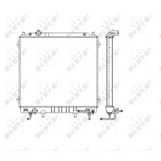Radiatorius, variklio aušinimas NRF 53479