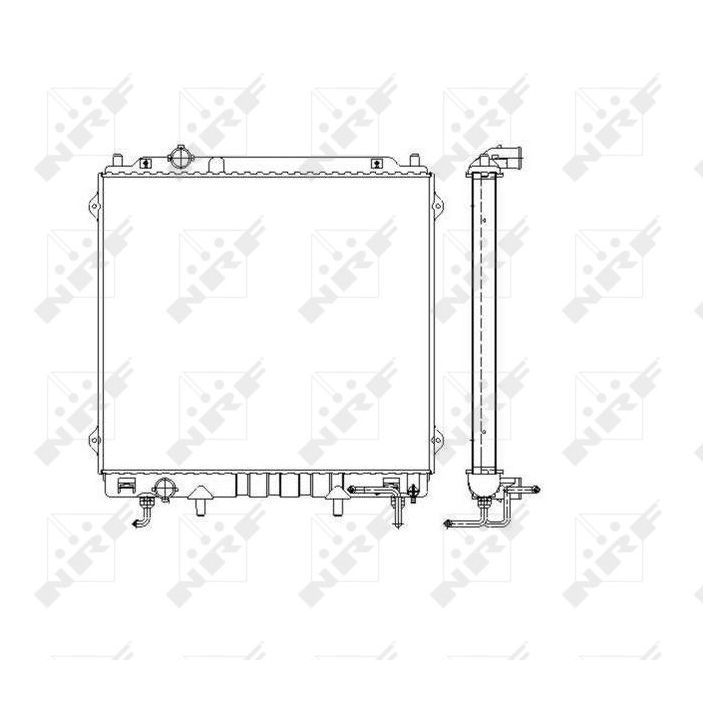 Radiatorius, variklio aušinimas NRF 53479