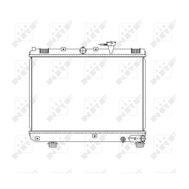 Radiatorius, variklio aušinimas NRF 53486