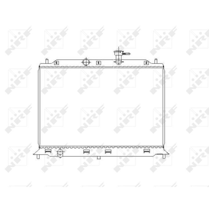 Radiatorius, variklio aušinimas NRF 53491
