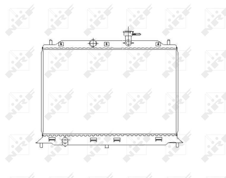 Radiatorius, variklio aušinimas NRF 53491