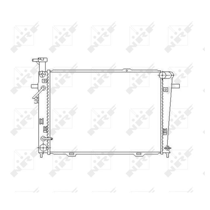 Radiatorius, variklio aušinimas NRF 53496
