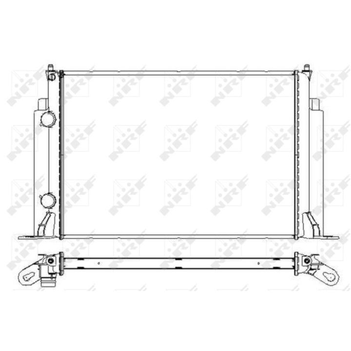 Radiatorius, variklio aušinimas NRF 53609