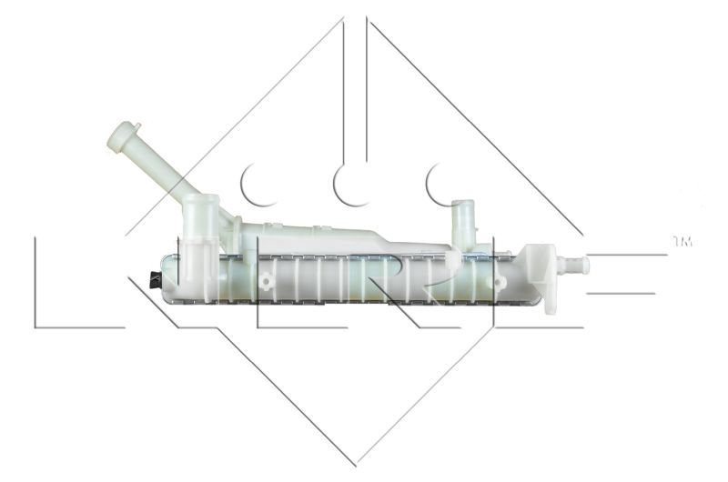 Radiatorius, variklio aušinimas NRF 53616