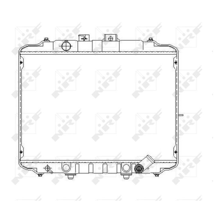 Radiatorius, variklio aušinimas NRF 53650