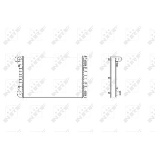 Radiatorius, variklio aušinimas NRF 53665