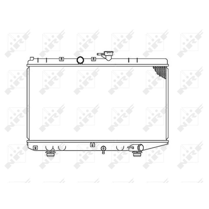 Radiatorius, variklio aušinimas NRF 53828