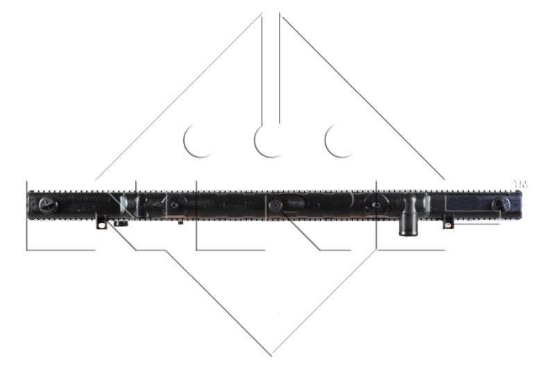 Radiatorius, variklio aušinimas NRF 53830