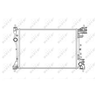Radiatorius, variklio aušinimas NRF 53834