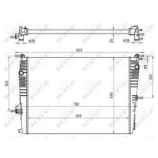 Radiatorius, variklio aušinimas NRF 53965