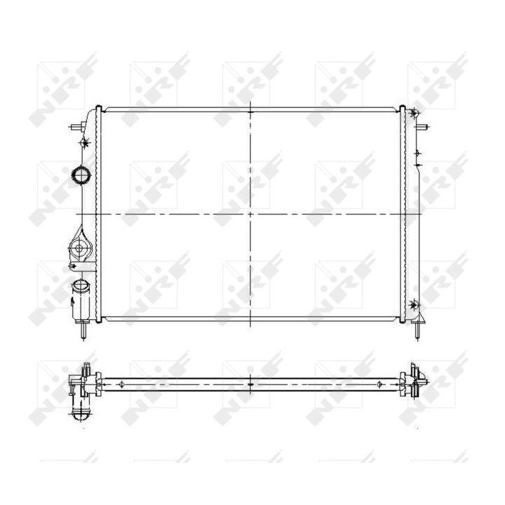 Radiatorius, variklio aušinimas NRF 58175