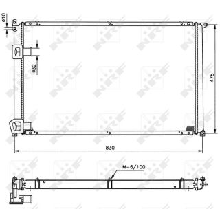 Radiatorius, variklio aušinimas NRF 58212