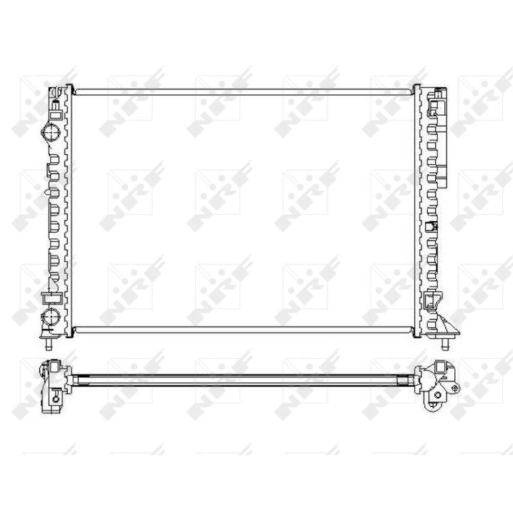 Radiatorius, variklio aušinimas NRF 58242
