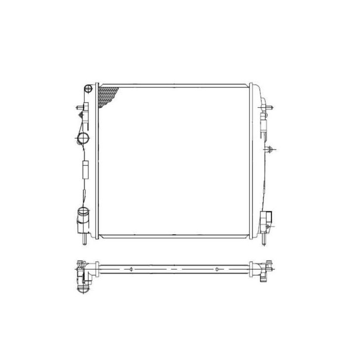 Radiatorius, variklio aušinimas NRF 58317