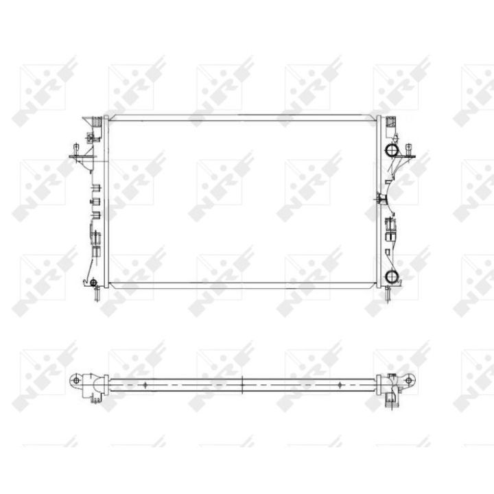 Radiatorius, variklio aušinimas NRF 58319