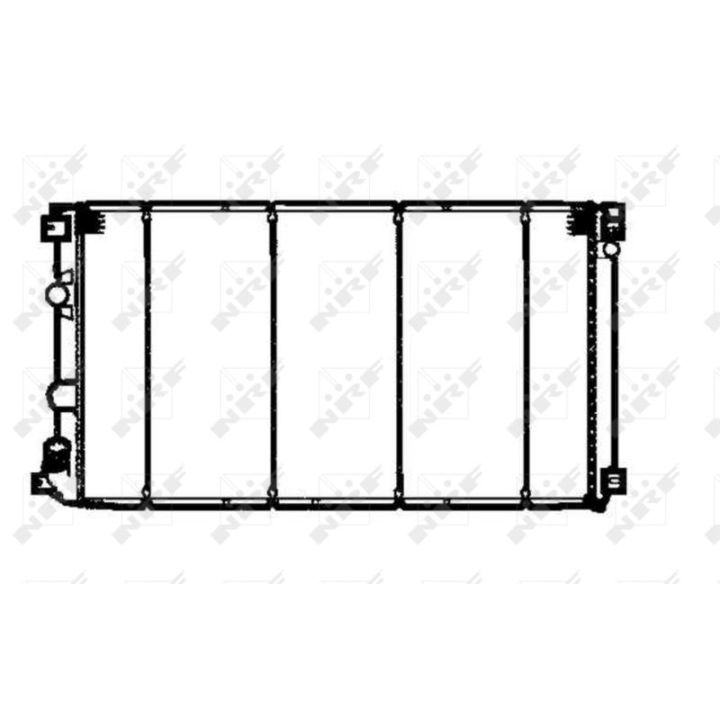 Radiatorius, variklio aušinimas NRF 58324
