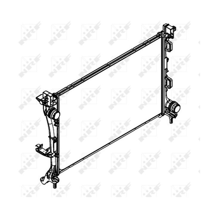 Radiatorius, variklio aušinimas NRF 58422