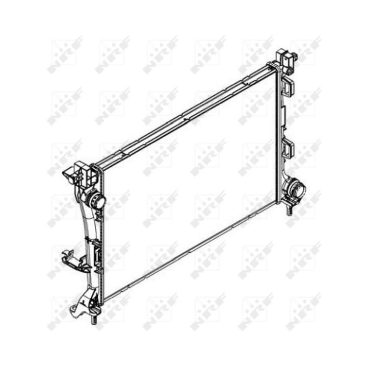 Radiatorius, variklio aušinimas NRF 58427