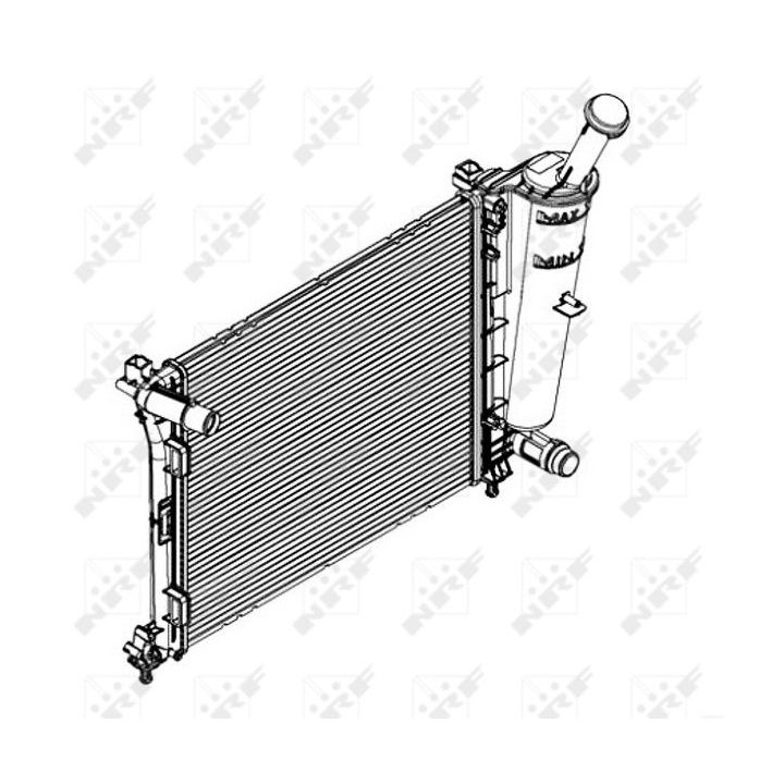 Radiatorius, variklio aušinimas NRF 58429