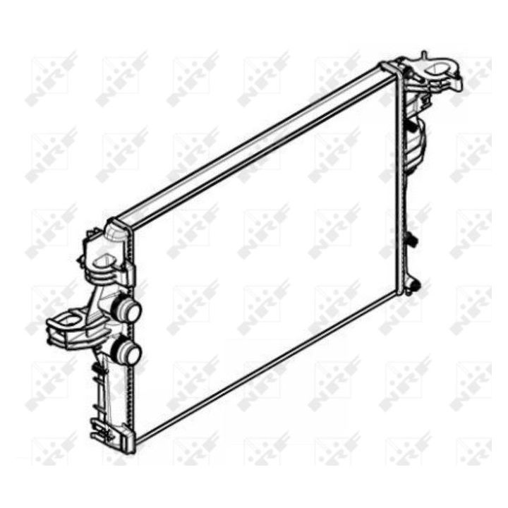 Radiatorius, variklio aušinimas NRF 58430