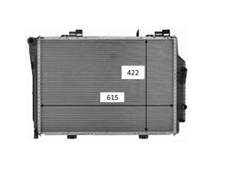 Radiatorius, variklio aušinimas NRF 58489